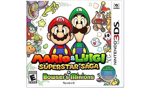 Mario & Luigi: Superstar Saga + Bowsers's Minions  - 3DS (World Edition)