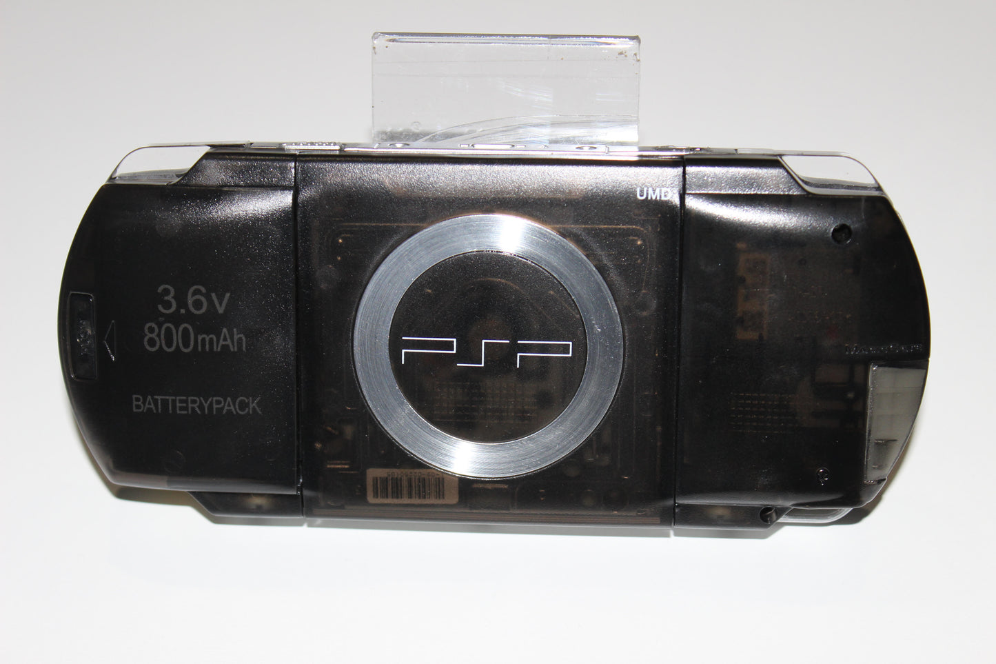 Custom PSP 1000 Clear Black & Yellow Buttons